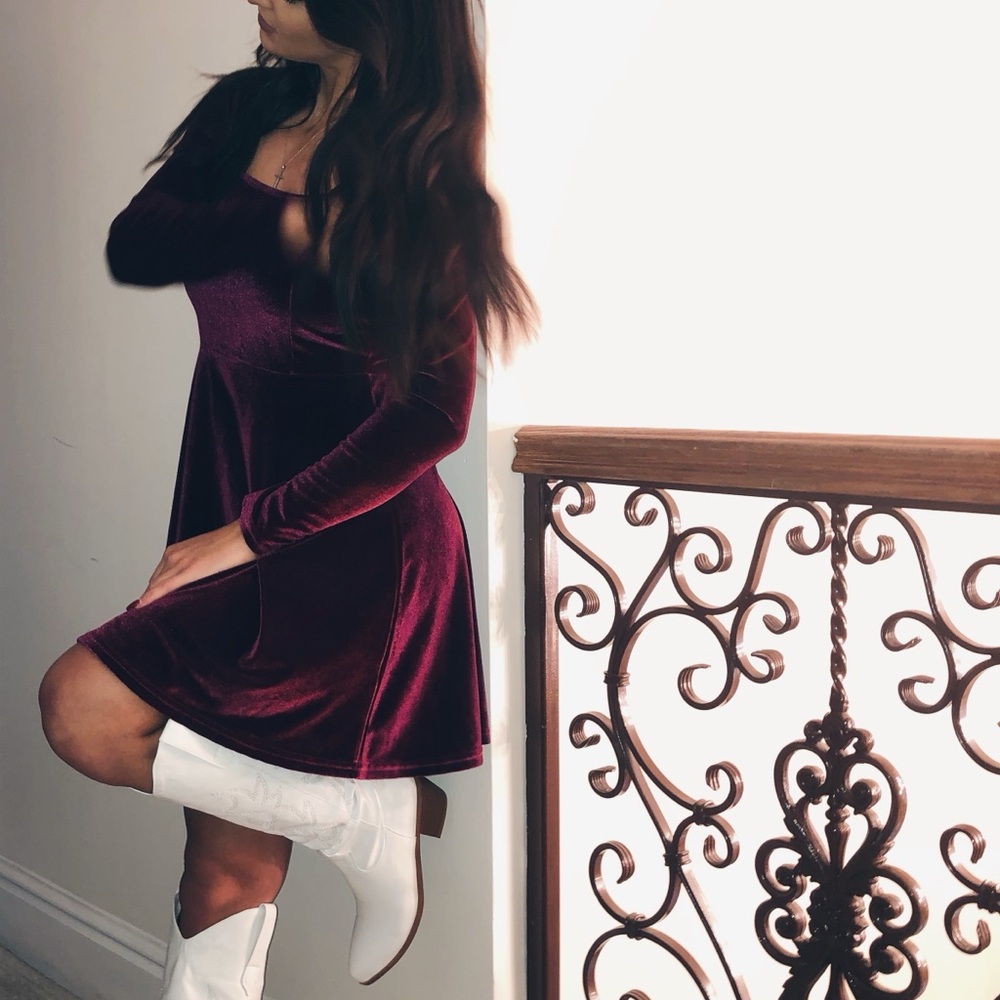 SHEIN Velvet Dress